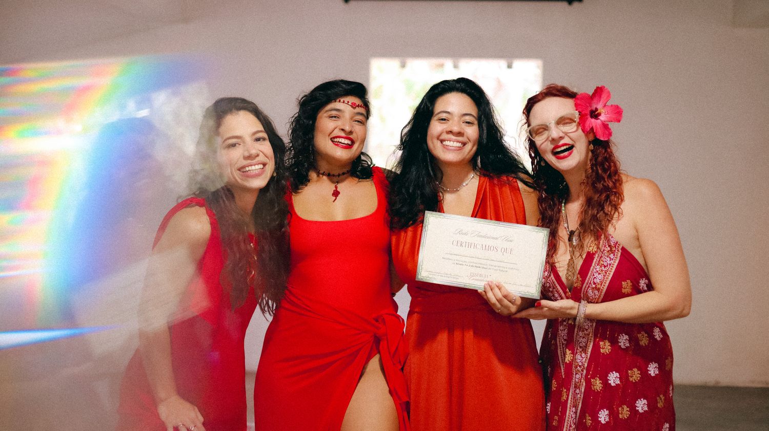 Mulher iniciada no Reiki
