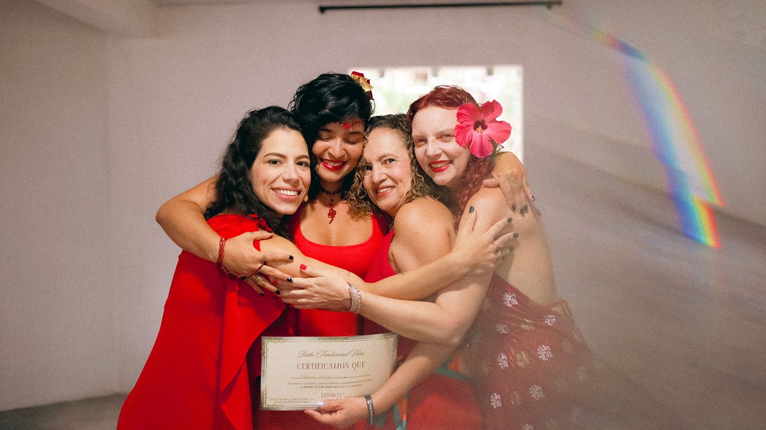 Mulher iniciada no Reiki