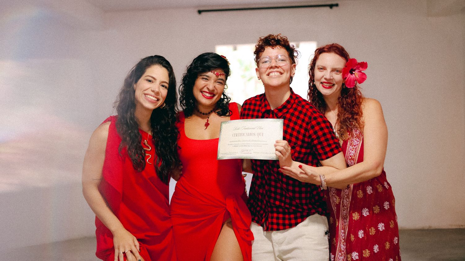Mulher iniciada no Reiki